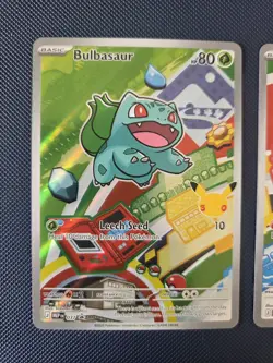 Pokemon TCG First Partner Illustration Collection Series 1 Kanto GEN 1 Set NM - Image 3