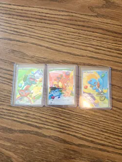 Pokemon TCG First Partner Illustration Collection Series 1 Kanto Starters - Image 1