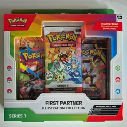 Pokemon TCG First Partner Illustration Collection Series 1 Box Sealed - Image 1