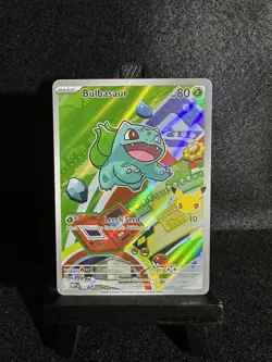 Pokemon TCG Bulbasaur MEP 037 First Partner Illustration Collection Series 1 - Image 1