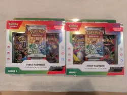 Two Pokemon TCG First Partner Illustration Collection Series 1 Boxes New/Sealed - Image 1