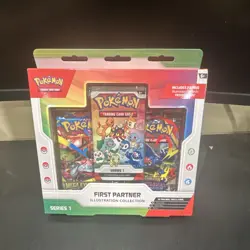 Pokemon TCG First Partner Illustration Collection Series 1 Box Promo - Image 1