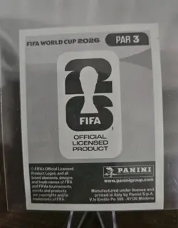 2026 FIFA WORLD CUP STICKER RARE LIME GREEN Parallel!! Orlando Gill - Paraguay😯 - Image 2