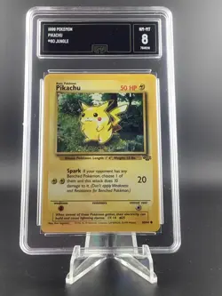 1999 POKEMON JUNGLE PIKACHU *Red Cheeks* 60/64 GMA 8 NM-MT (SPC1957) - Image 1