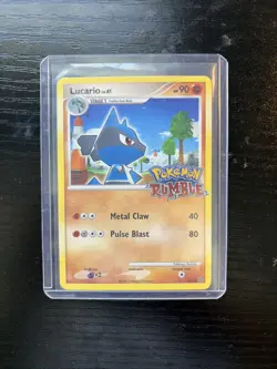 Pokemon TCG Lucario Lv. 41 Stage 1 Pokemon Rumble 12/16 - Image 2