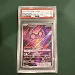 Pecharunt 129 Pokemon Center Exclusive Stamped Promo PSA 10! - Image 1