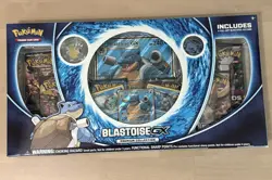 Pokemon Blastoise GX Premium Collection Box Sealed Pin Coin Promos 2019 - Image 1