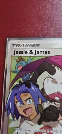 Pokemon TCG Jessie & James 68/68 Hidden Fates Ultra Rare Full Art Holo Eng 2019 - Image 3