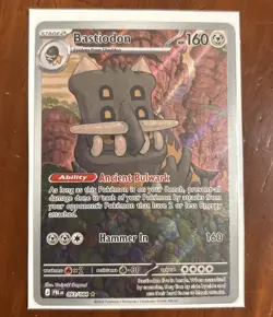 Bastiodon IR 093/084 M5 Pitch Black Pokemon TCG English Version Near Mint + - Image 1
