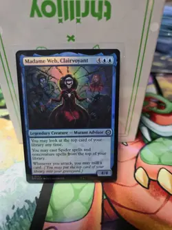 NM Foil Madame Web, Clairvoyant, MTG, Marvel's Spider-Man, Magic, 36 - Image 1