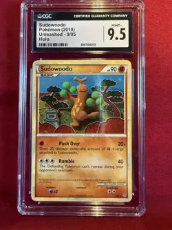 Sudowoodo Holo Rare 2010 Pokemon Unleashed 9/95 - CGC 9.5 - Image 1
