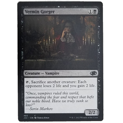 x1 Vermin Gorger J22 MTG M/NM Common Black Creature Vampire Jumpstart 2022 TCG - Image 1