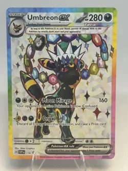 Pokemon Umbreon ex SVP 176 Prismatic Evolutions Black Star Promo Holo Near Mint - Image 3
