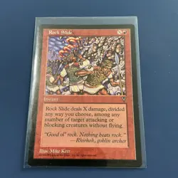 Rock Slide - Magic the Gathering MTG Visions Single Card LP - Image 1