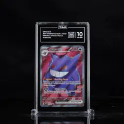 Pokemon Gengar EX 2024 Temporal Forces Ultra Rare Card 193/162 Tag 10 - Image 1