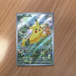 Pikachu SVP 088 Black Star Promo Full Art Pokemon Card NM - Image 2