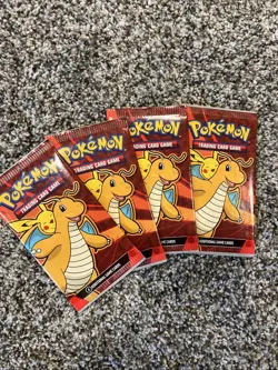 4X Pokemon 2025 Dragons McDonalds Promo Sealed Booster Packs - Image 1