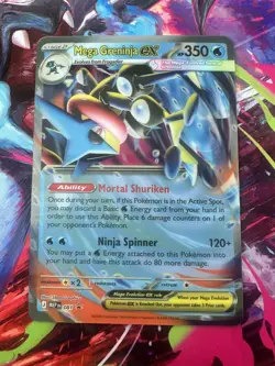 JUMBO Mega Greninja 081 EX Promo Card Pokemon TCG Near Mint - Image 1