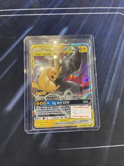 Pokemon Pikachu & Zekrom GX 33/181 SM-Team Up Ultra Rare Holo Tag Team GX NM - Image 3