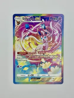 POKEMON TCG SYLVEON EX FULL ART HOLO (FAN ART) STAGE 1 EN - Image 1
