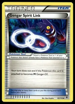 Gengar Spirit Link 95/119 Uncommon Phantom Forces Pokemon Lightly Played - Image 1