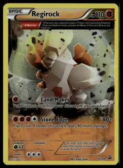 Regirock XY49 Holo Promo XY Promo Pokemon Lightly Played - Image 1