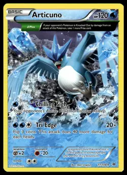 Articuno 17/108 Rare Roaring Skies Pokemon Lightly Played - Image 1