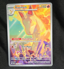 Pokemon Rapidash 189/182 Destined Rivals Illustration Rare Holo English 2025 - Image 1