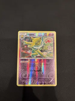 Hypno 51/122 Rare BREAKpoint Pokemon Reverse Holo Lightly Played - Image 1
