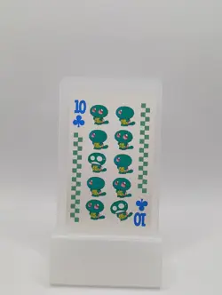 1998 POKEMON PIPIPI ADVENTURE PLAYING CARDS Squirtle 10 of Clubs - Image 1