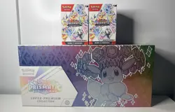Pokemon TCG Prismatic Super Premium Collection + 2x Booster Bundles Sealed - Image 1