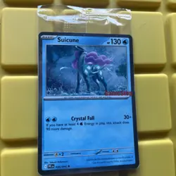 Pokemon TCG Suicune 026/094 Gamestop Stamped Promo Phantasmal Flames SEALED - Image 1