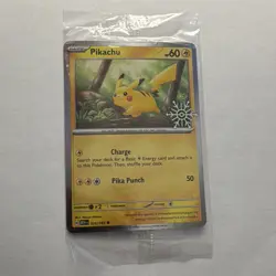 Sealed Pikachu 025/165 Holiday Calendar Holo EN 60 HP Basic Pokemon Co. - Image 1