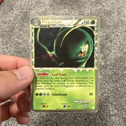 Pokemon TCG Meganium Prime 109/123 HGSS Ultra Rare Holo EN 2010 HP - Image 1