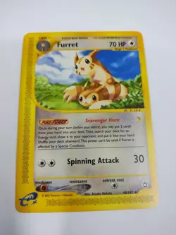 NM Pokemon Furret 48/147 Aquapolis E Series - Image 1