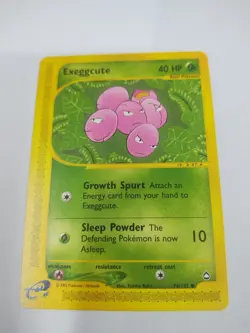 Nm Exeggcute - 76/147 - Common - Aquapolis - Pokemon Card - - Image 1