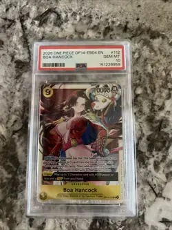 Bandai PSA 10 2026 One Piece OP14-EB04 Boa Hancock OP14-112 English Foil - Image 1