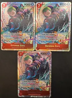 3x Rorona Zoro EB04-007 SR Adventure on Kami's Island NM Foil English - Image 1