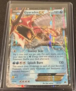 Gyarados EX 26/122 Holo EX Rare BREAKpoint Pokemon Holo Near Mint - Image 1