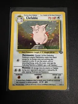 Clefable 1/64 Jungle Holo Prerelease Promo 1999 English Wizards of the Coast - Image 1