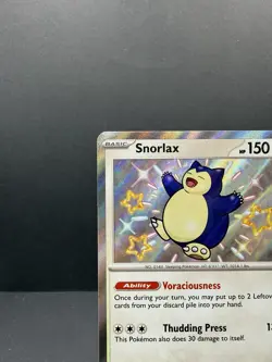 Snorlax Baby Shiny 202/091 Holo Rare Paldean Fates Shiny Vault NM Pokemon TCG - Image 2