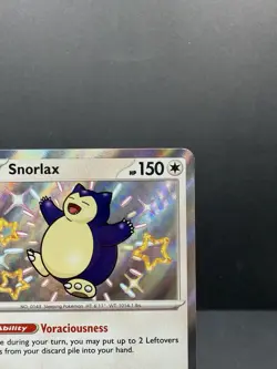 Snorlax Baby Shiny 202/091 Holo Rare Paldean Fates Shiny Vault NM Pokemon TCG - Image 3