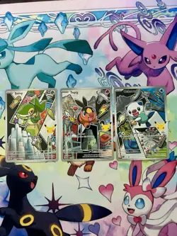 Pokemon First Partner Series 2 Illustration Gen 5 Unova Snivy Tepig Oshawott - Image 1