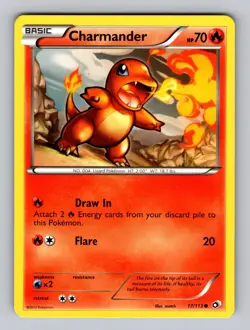 Charmander 17/113 Common Legendary Treasures Pokemon Lightly Played - Image 1