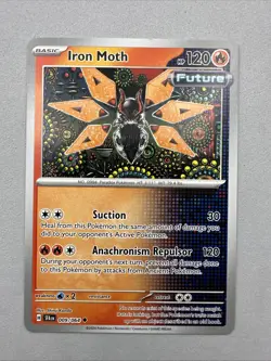 Pokemon TCG * SV Shroulded Fable * 9/64 Iron Moth Uncommon * FRESH PK - Image 1
