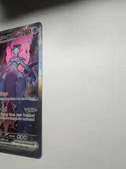 Pokemon Team Rocket's Mewtwo ex 231/182 NM SIR Destined Rivals Holo - Image 3