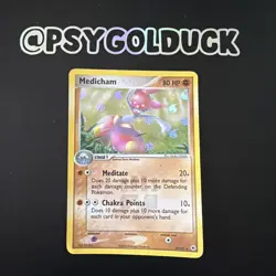 Medicham 10/101 Holo Hidden Legends Pokemon TCG Card Pokemon C17 - Image 1