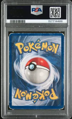 1999 POKEMON GAME SHADOWLESS #44 BULBASAUR PSA 1 - Image 2