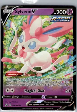 Sylveon V 074/203 SWSH07: Evolving Skies - Pokemon Card - NM - Image 1