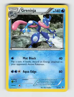 Greninja 14/39 Kalos Starter Set Pokemon 2013 Moderately Played - Image 1